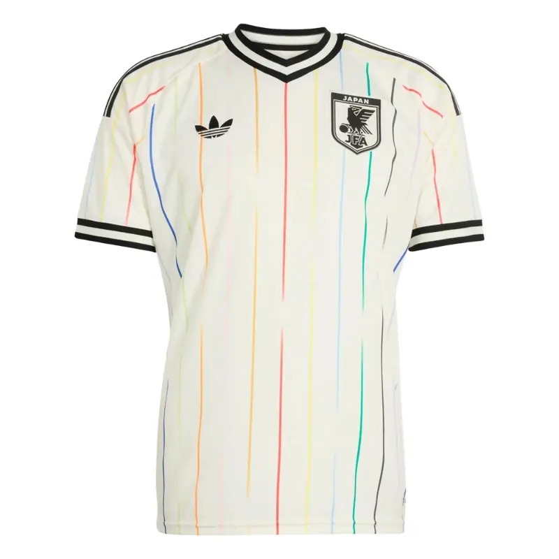 Japan 2026 away jersey in white with Adidas branding and JFA crest