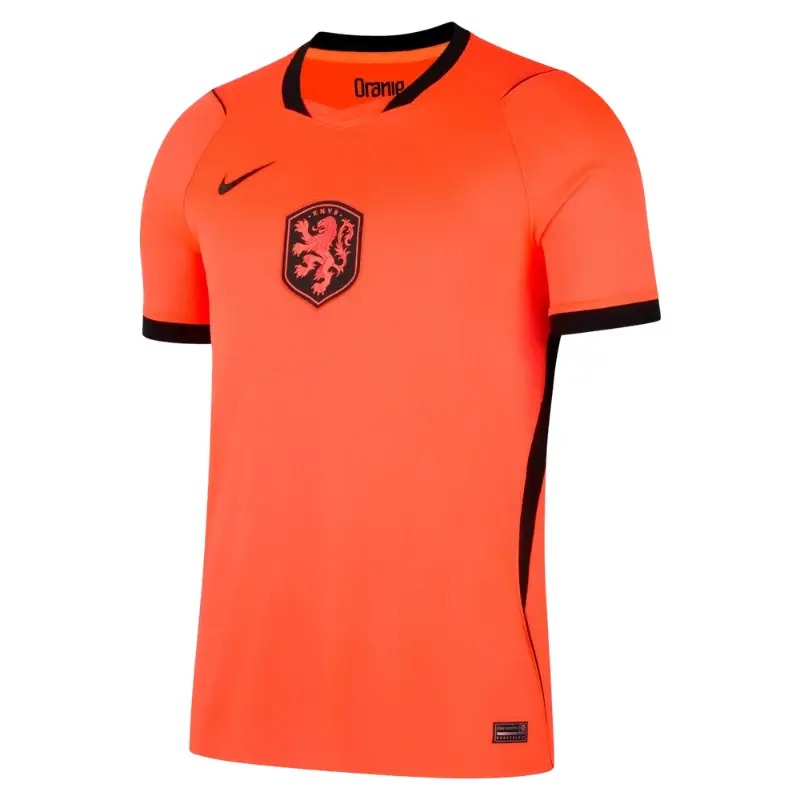 Netherlands 2026 home jersey in iconic orange with Nike branding and KNVB crest
