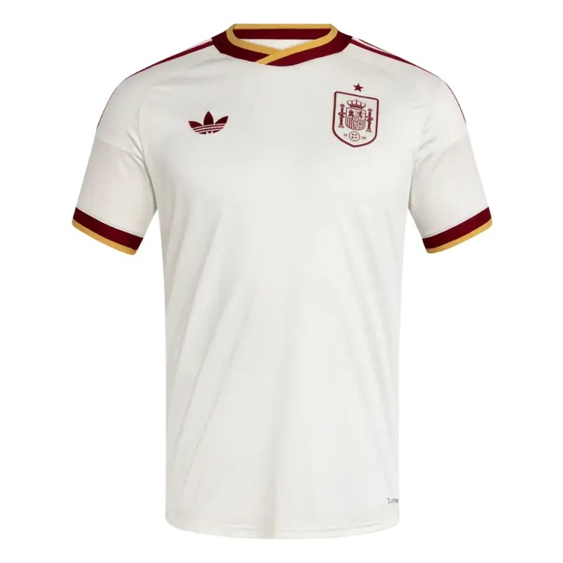 Spain 2026 away jersey with Adidas branding and RFEF crest